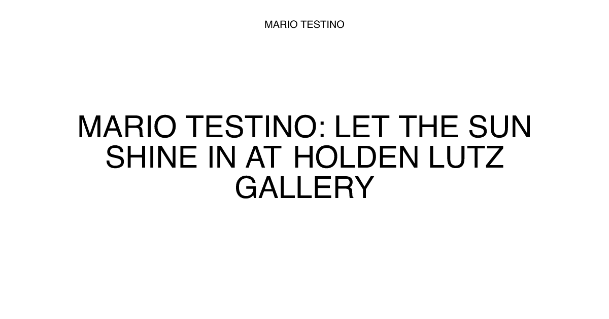 og?title=Mario Testino: Let